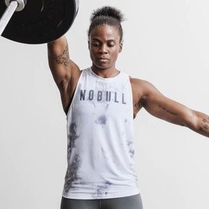WOMEN'S HIGH-NECK NOBULL TANK - LARGE (Barely Worn)